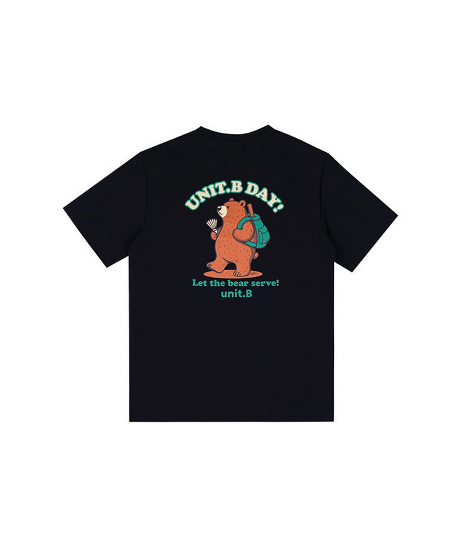 Unit B Uni Bear T-Shirt - Black Black/Xs