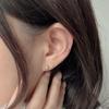14k flash light cubic piercing