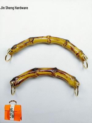 Handbag Accessories: DIY Woven Bag Handles In Plastic & Bamboo for Felt Bags and Gift Boxes