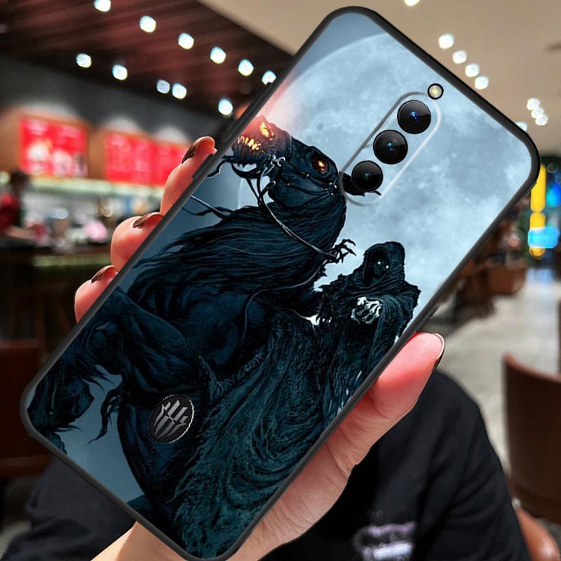 Death Grim Reaper Skull Case For ZTE Nubia Red Magic 8S 9S 10S 8 9 10 Pro Plus 6S 7S 6 7 Pro 5G 6R 11 Pro Plus Cover