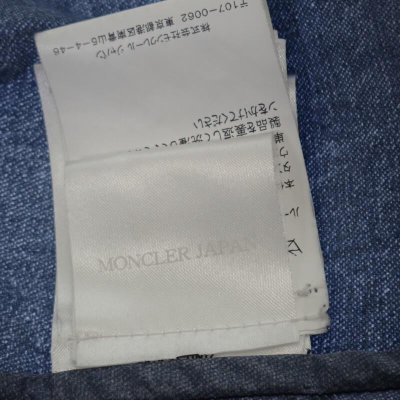 MONCLER  B1091410674553774 4 Nylon jacket Indigo Nylon mens