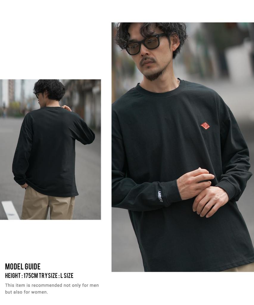 Improbes Casual [GERRY] Custom Diamond Patch Long Sleeve T-Shirt, Men's, Purple