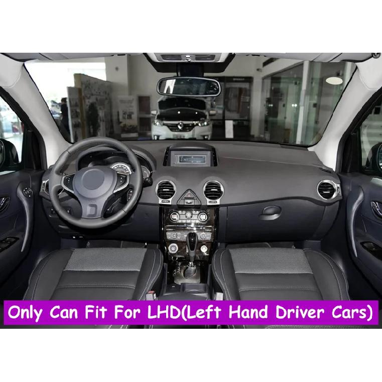 LHD 2/4PCS Koleos I Car Interior Door Front Left Right Pull Grab Inner Handle With Outer Cover For Renault 2008-2016 80945JY50A