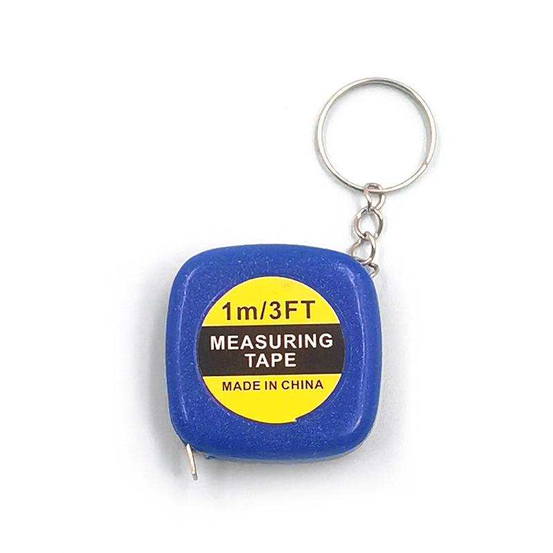 Mini 1M Tape Measure, Clothing Measure, Household Tailor Measure with Keychain 1 Meter Small Steel Measure, Pull Measure, Measuring Meter Measure