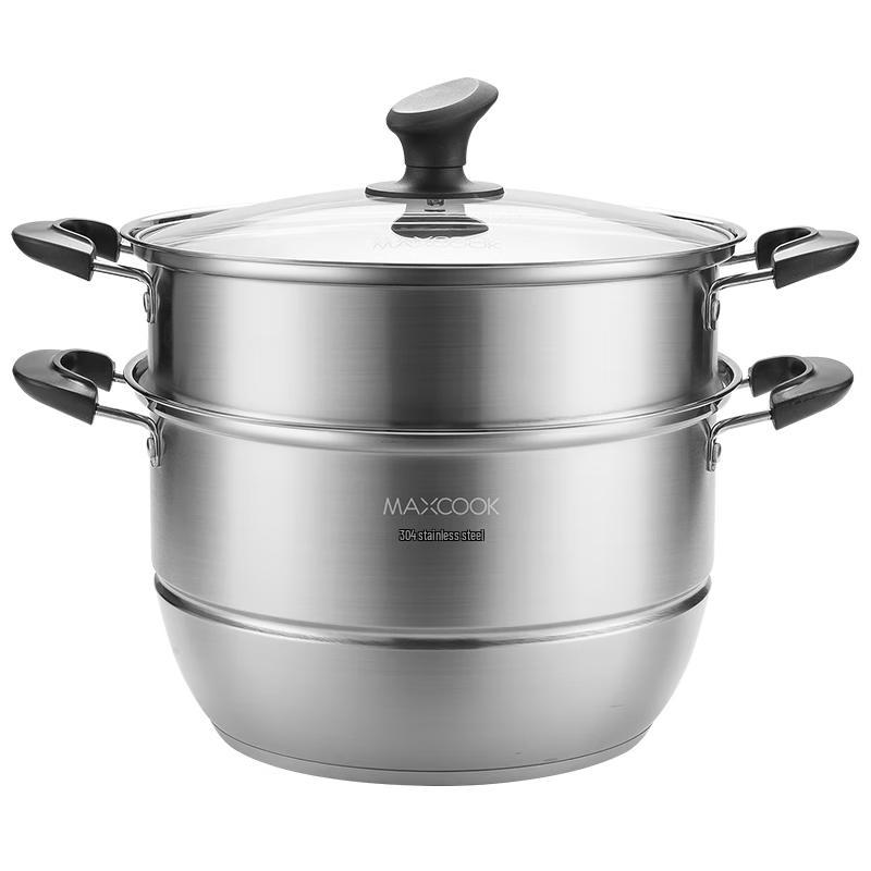 MAXCOOK 304 Stainless Steel Steamer 28cm