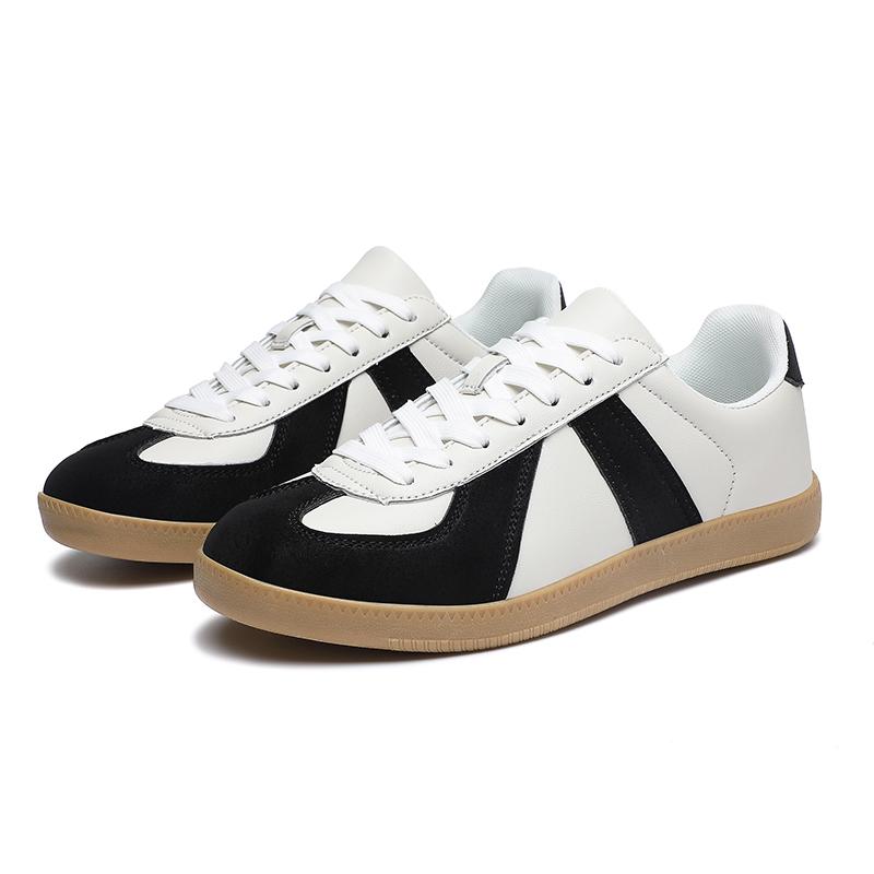 Retro New Casual Men's Shoes Versatile Plus Size Couple Style Niche Leather Surface Board Shoe Must-have for Outdoor Celebrities