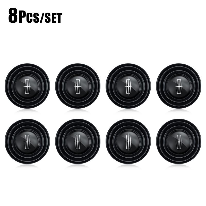 4/8/12Pcs Car Door Anti-shock Pad Anti-noise Buffer Gasket Auto Interior For Lincoln Continental MKZ Town-car Aviator Navigator Q4