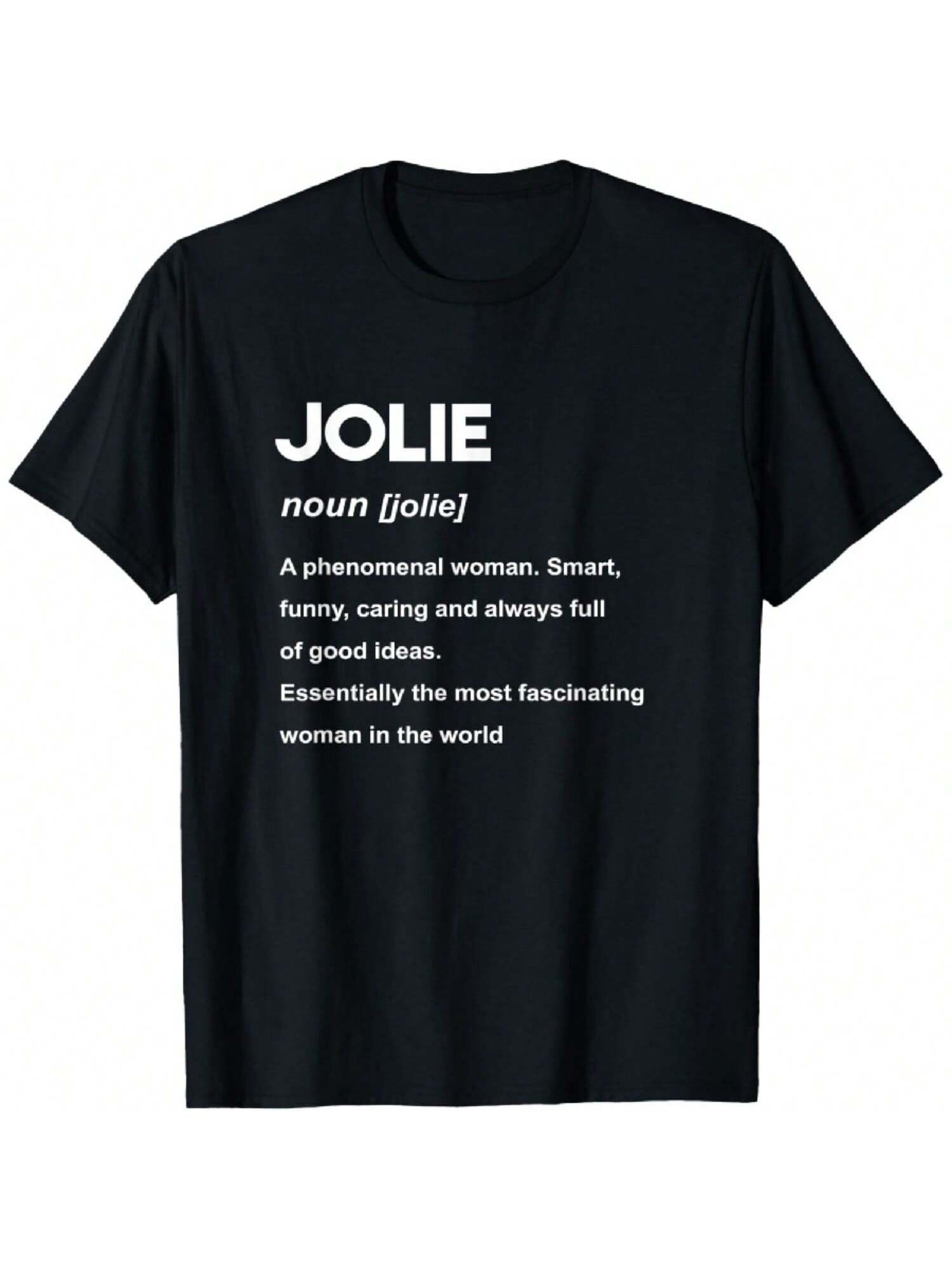 Футболка с именем Jolie2 S разноцветный