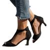 Sandali Romani Estivi con Cerniera Posteriore, Tacco a Pacchetto, Scarpe a Bocca di Pesce, 41 Moda Laterale Vuoto Tacco Fine Sandali Romani Taglia Grande 43