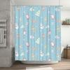 TU Shower Curtain Vintage Floral Waterproof Farmhouse Bathroom Decor Rustic Pattern Fabric Backdrop Washable Modern Style