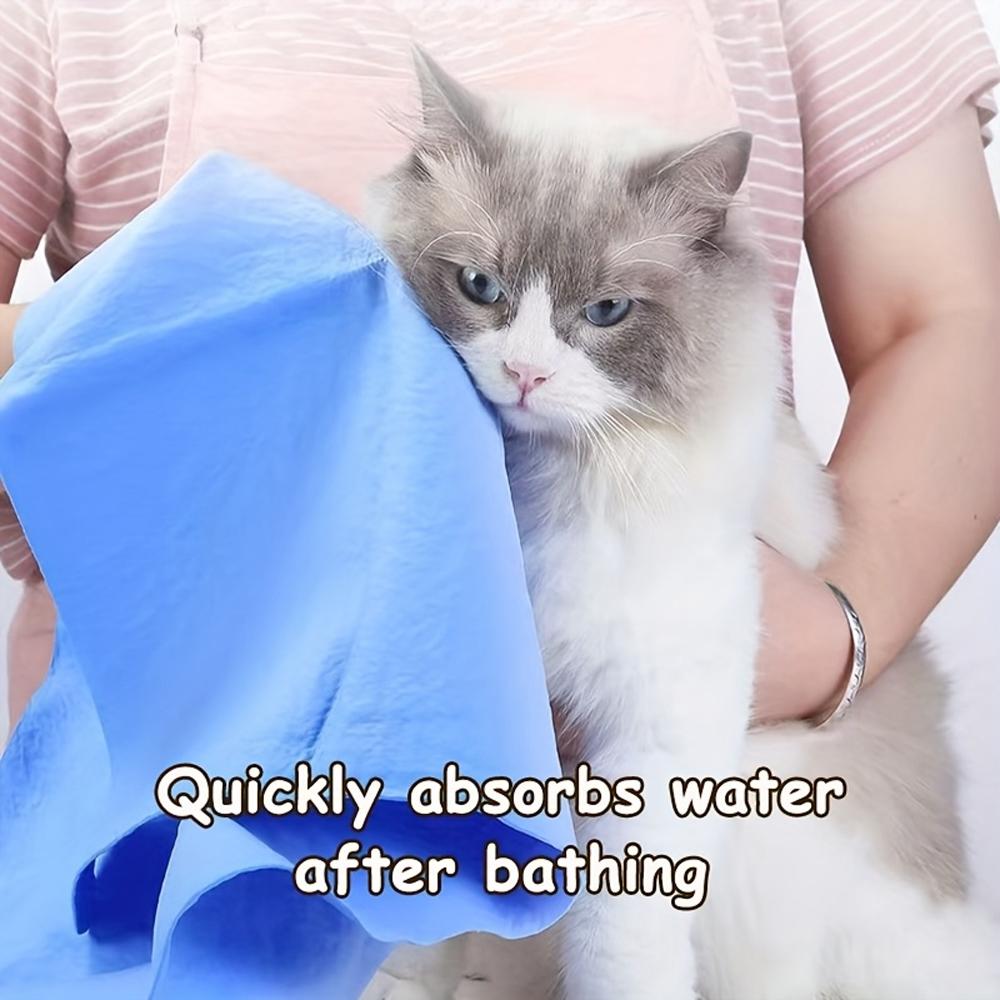 1PC Quick-Dry Microfiber Dog Towel Durable Bath Towel Blanket Super Absorbent Pet Grooming Bath Towel for Small Medium Large Dog