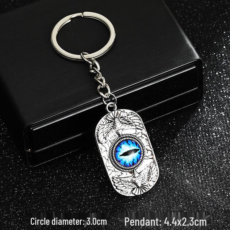 European & American Rock Guitar Keychain: Hip Hop Drip Oil Alloy Pendant Charm for Women's Bags