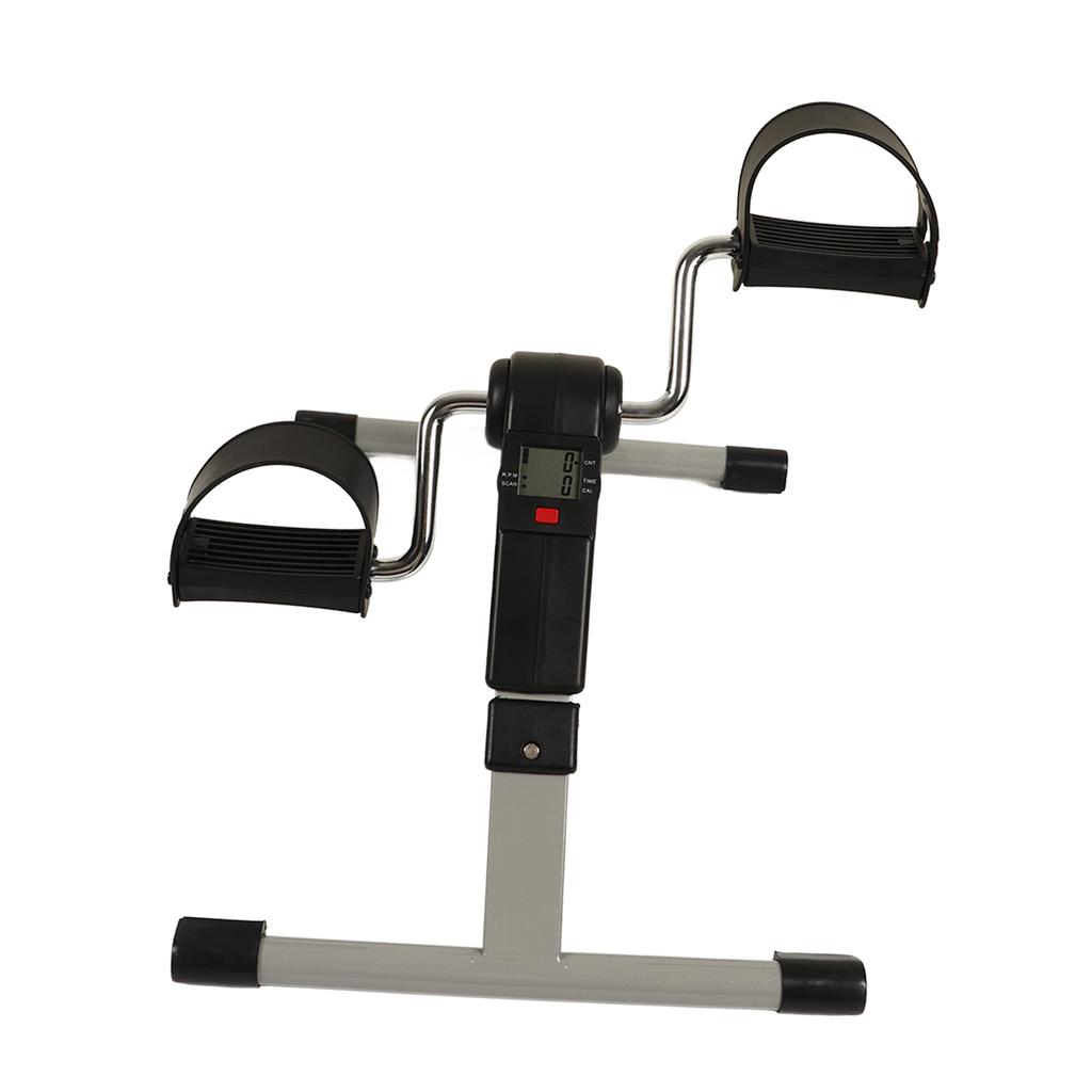 Under Desk Bike Pedal Exerciser with LCD Display Mini Exercise Cycle for Home Office