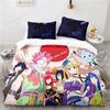 3D Home Textile Fairy Tail Bedding Set Printed single Comforter Quilt Bed Cover Duvet Cover Pillow Case 3 Pieces Kids Adult Size