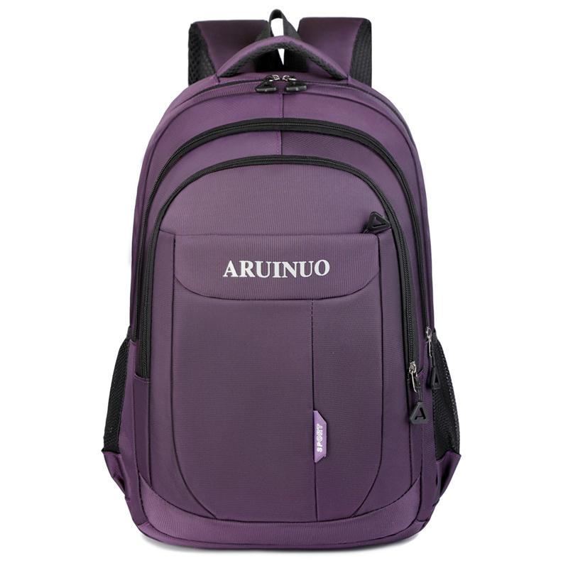 

Мужской рюкзак - Большая вместимость, Вмещает ноутбук 15,6 дюйма, Регулируемый плечевой ремень, Дорожная сумка, Надежная застежка-молния фиолетовый