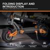 E-Scooter H9 6000W Doppelmotor 60V 30AH Batterie Offroad Elektroroller 11-Zoll-Reifen Doppelte hydraulische Stoßdämpfung EScooter