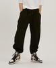 MOO One-Pleat Jogger Sweatpants - Black