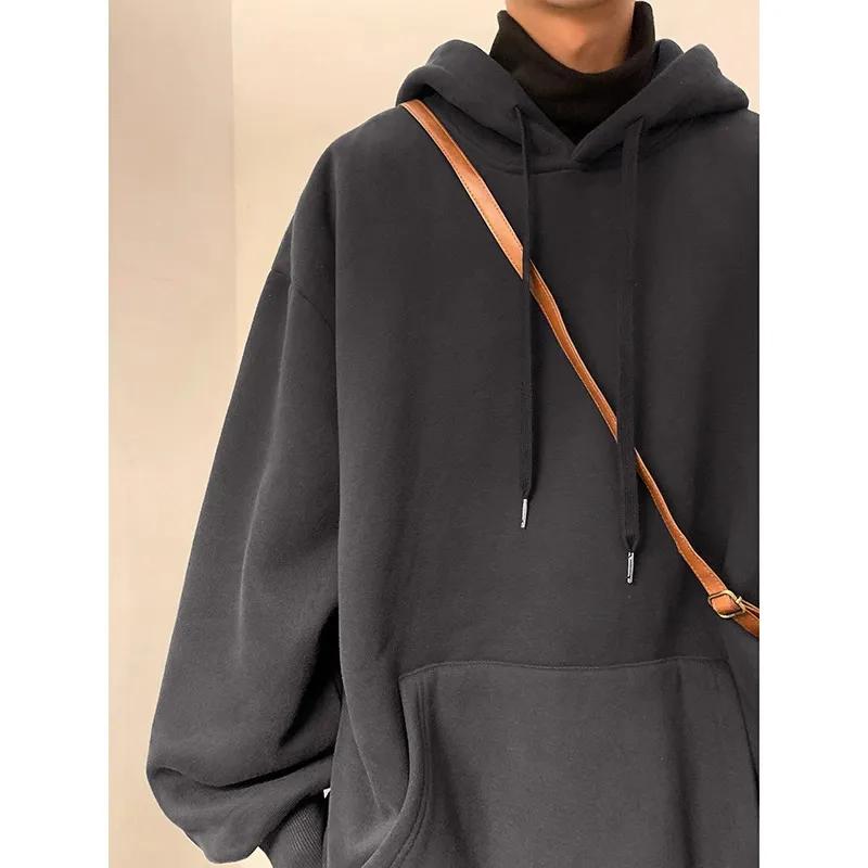 6 Colors Spring Autumn Hoodie Men Harajuku Fashion Casual Oversized Hoodies Couples Loose Hooded Sweatshirt Streetwear