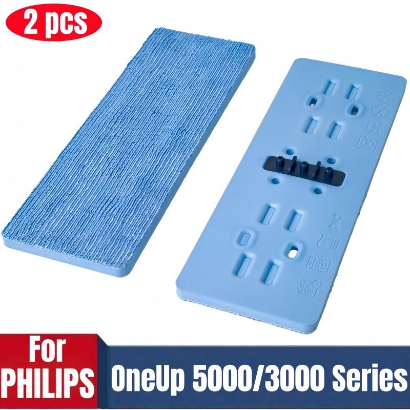 

For Philips OneUp 5000/3000 Series Cleaning Pads Set of 2 Replacement Microfibre Cloth electric mop Replacement cleaning cloth