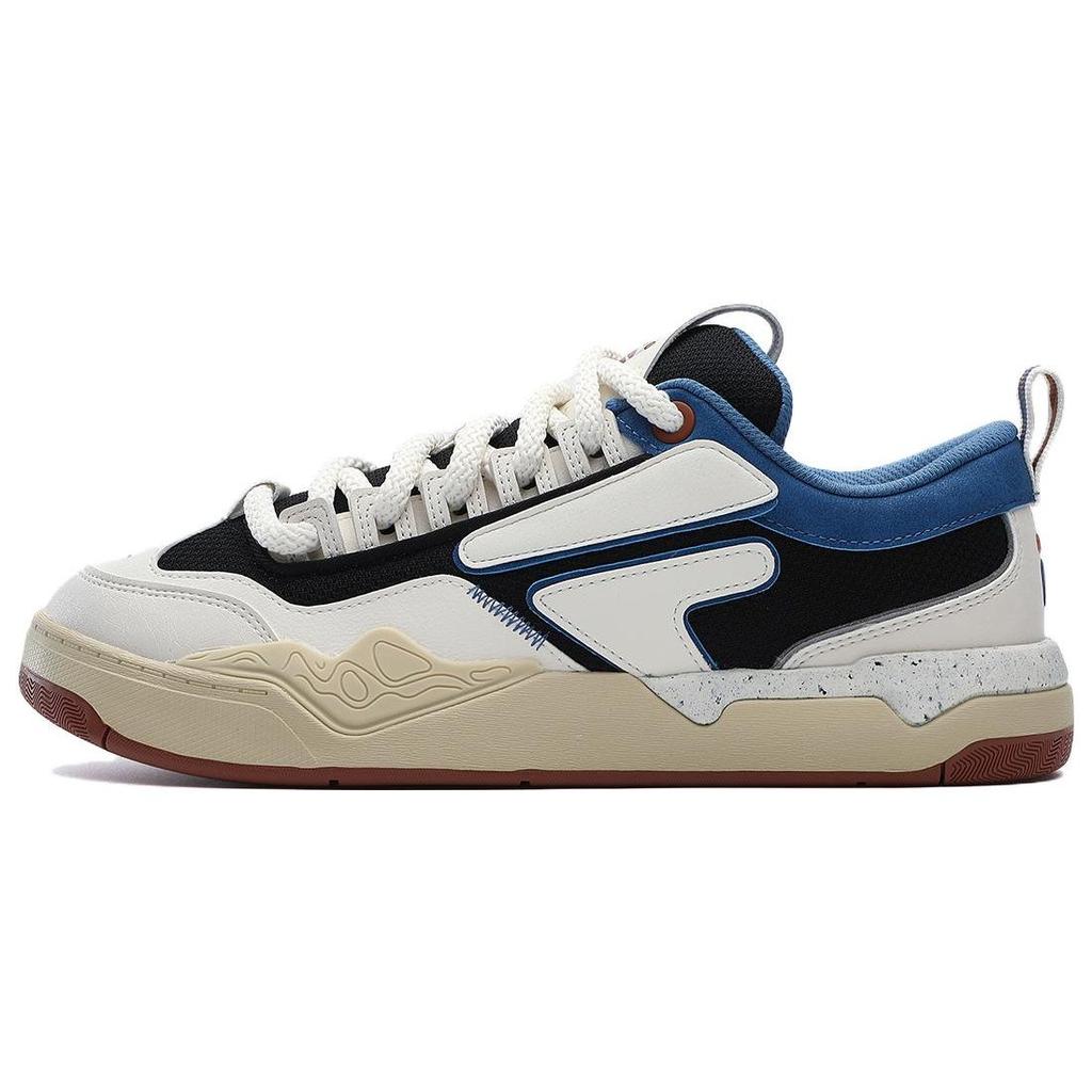 FILA Nollie Trendy Sports Low-Top Skate Shoes Men Sneakers White T12M332301FBA