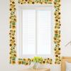Wall Sticker Sunflower Edge Line 5.5*44.8inch For Home