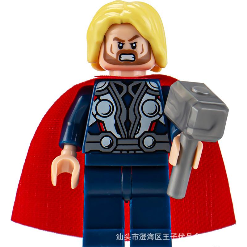 Ninja Warrior Superhero Doll With Weapon Single Building Block Assembly Toy