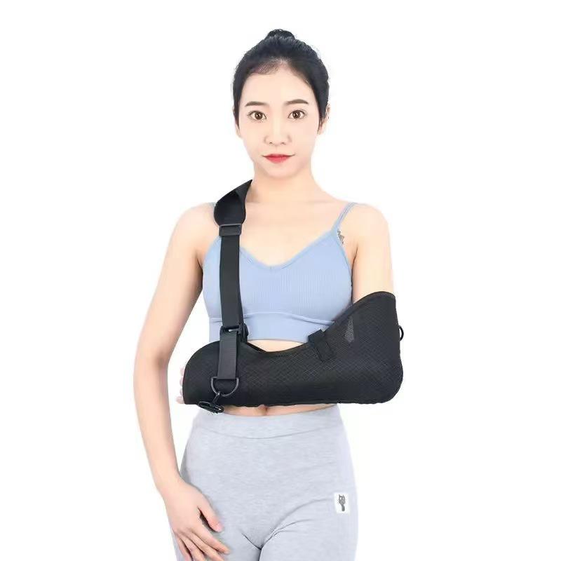 New Model Gray Arm Sling: Shoulder, Neck, Wrist, and Forearm Support for Fractures