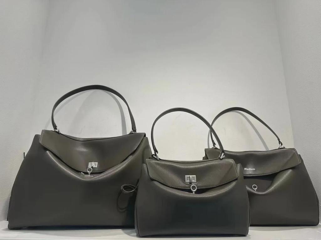 Geantă elegantă din piele 2024, capacitate mare: Geantă/Crossbody din piele de vacă autentică