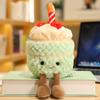 Cartoon Delicious Dessert Plush Doll Fruit Cake Personification Food Ice Cream Doll Dessert Shop Decoration Gift for Girls Boys