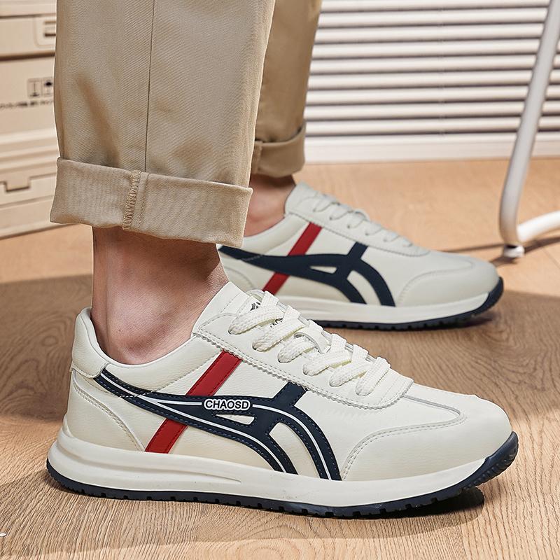 Men's Sports Shoes Breathable Lightweight Outdoor Leather Shoes  Summer New Jogging Walking Shoes Casual Men's Shoes