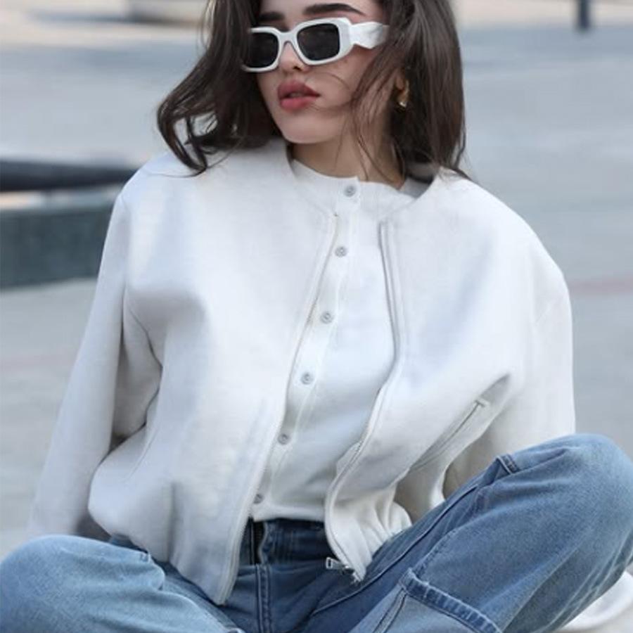 Bomber Jacket Short Jacket Women's Autumn American Jacket Women's Baseball Uniform School Jacket