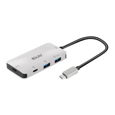 Club 3D USB Type C PD 3.0 Hub To 2x Type C 10G Ports and 2x USB Type A 10G Ports (CSV-1543)