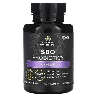 SBO Probiotic, Vaginal, 25 Billion CFU, 30 Capsules