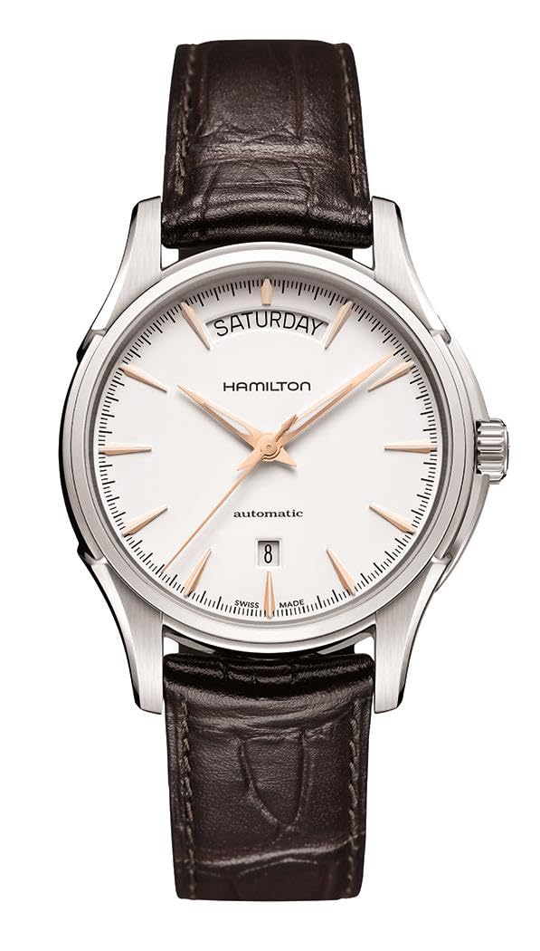

HAMILTON Watch Regular Warranty Jazzmaster Day Date White Dial H32505511 Imported [Hamilton] Men s [Regular Product]