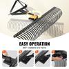 Tow Behind Dethatcher 72" 3-Point Lawn Dethatcher Rake with Attachments