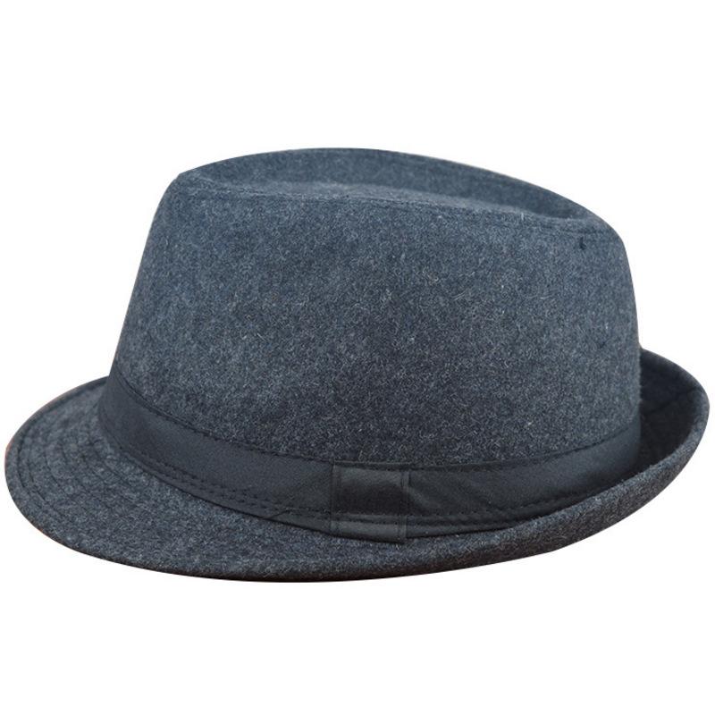 Autumn and Winter Models Are Available for Men and Women, British Retro Hats, Fashionable Gentleman Hats, Jazz Hats, Trendy Woolen Top Hats.