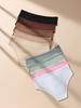 9Pcs/Set Women Panties Low-Rise Underwear Sexy Ladies Briefs Female Soft Cotton Lingerie Solid Colors Underpants Plus Size S-3XL