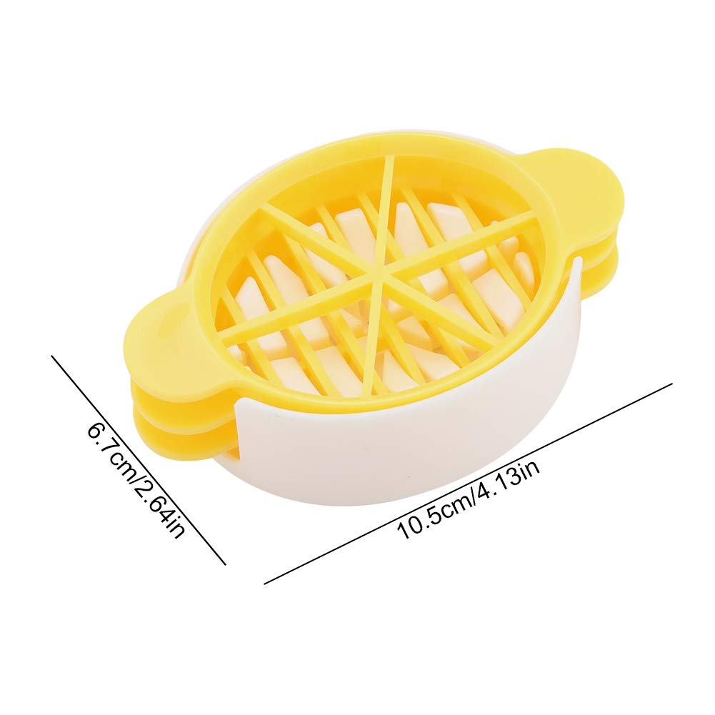 Egg Cutter with 3 Cutting Suitable for Fruits and Easy Dishwasher Ideal for Breakfast Suitable for Kiwi and Strawberries Modes, Hard-Boiled Eggs,