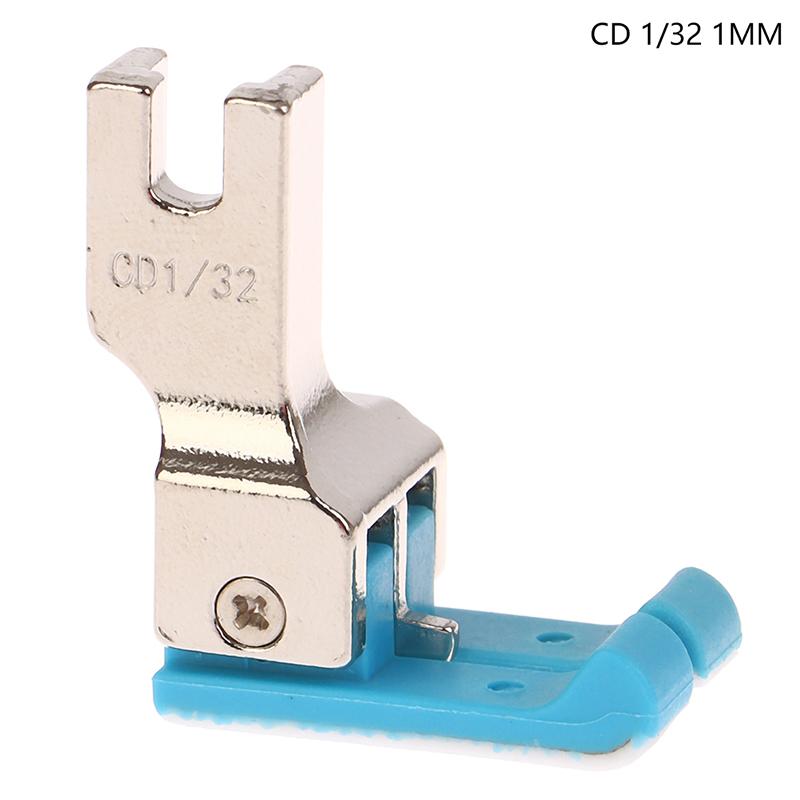 1ks Cd1/32'' 1/16'' Průmyslový šicí stroj Plastová Dvojitá kompenzační patka Šicí stroj s vázaným stehem Standardní patka