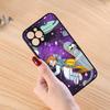 FuturamaEs Cartoon Phone Case Black Matte For IPhone 16ProMax 15 13 12 11 14 Pro Max Mini Plus SE2020 XS Max XR Cover