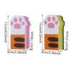 3 new sponge brush dishes, cute cat paw cleaning plates, towel cloth pot cleaning, magic wipes, home kitchen supplies.