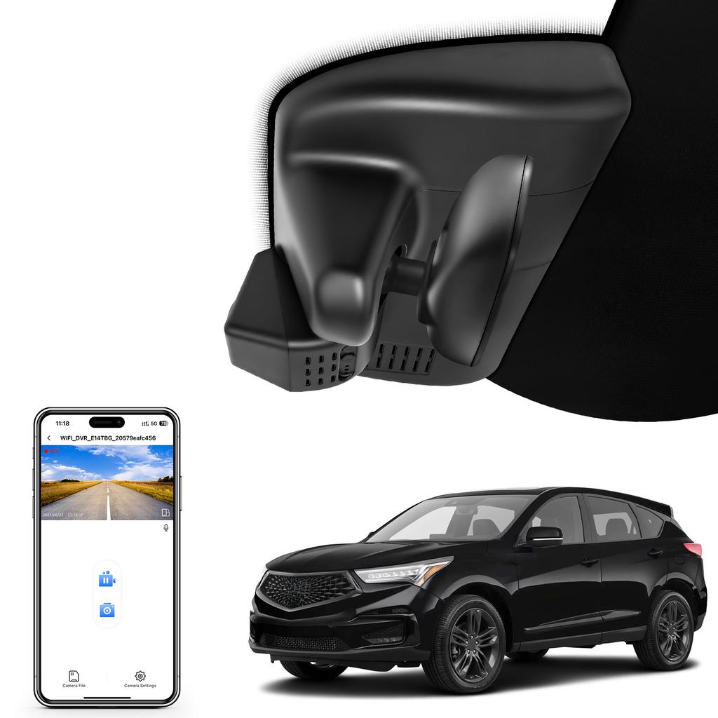 Mangoal 4K Car DVR Dash Cam For Acura RDX Car Camera Recorder 2019-2025 Private Mold HD Night Vision WiFi APP GPS DashCam