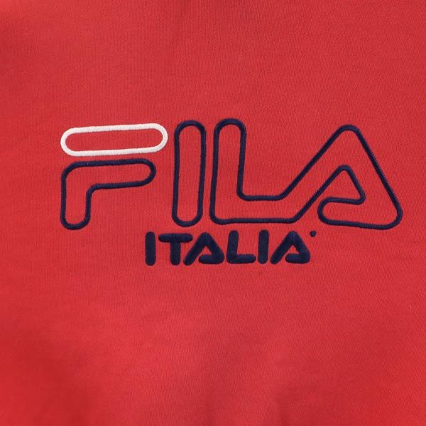 FILA 90s Old Long sleeve Sweatshirts S Red series Back brushed Men's Used