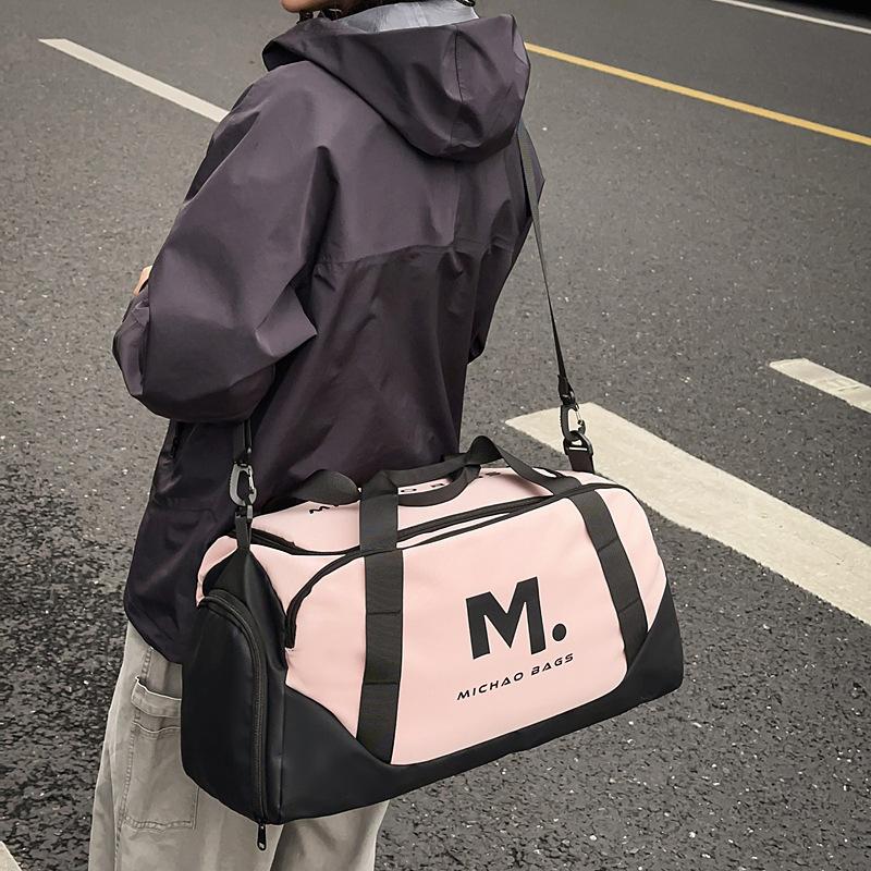 Men's and women's design yoga bag fashion sports dry and wet separation fitness bag simple commuting leisure portable travel bag