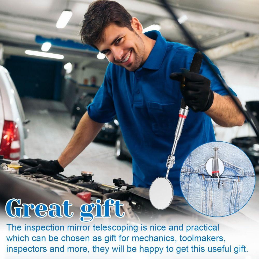 360 Swivel Inspection Mirror High-definition Detection Lens Telescopic Mirror Car Maintenance
