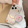 Children's Fun Puppy Is Suitable for Apple 17promax Mobile Phone Case Iphone16 Wave Dot Magnetic Suction Bracket 13 Girls 15 Transparent