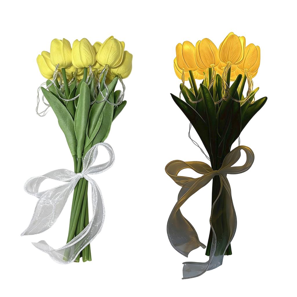 5pcs Night Light, Artificial Flower Ambient Light, Diy Ornament, Suitable For Home Decoration.
