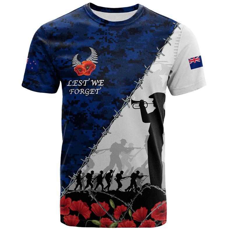 Summer 3D Print New Zealand Maori Tribal Patterns T Shirt For Men New Zealand Waitangi Day Graphic T-shirts Tees Shirts Clothing