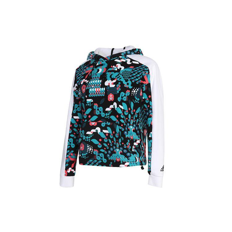 Adidas Cny Sw Hd Aop Sports Patchwork All Over Print Hoodie Women Hoodies Multicolor GQ8841