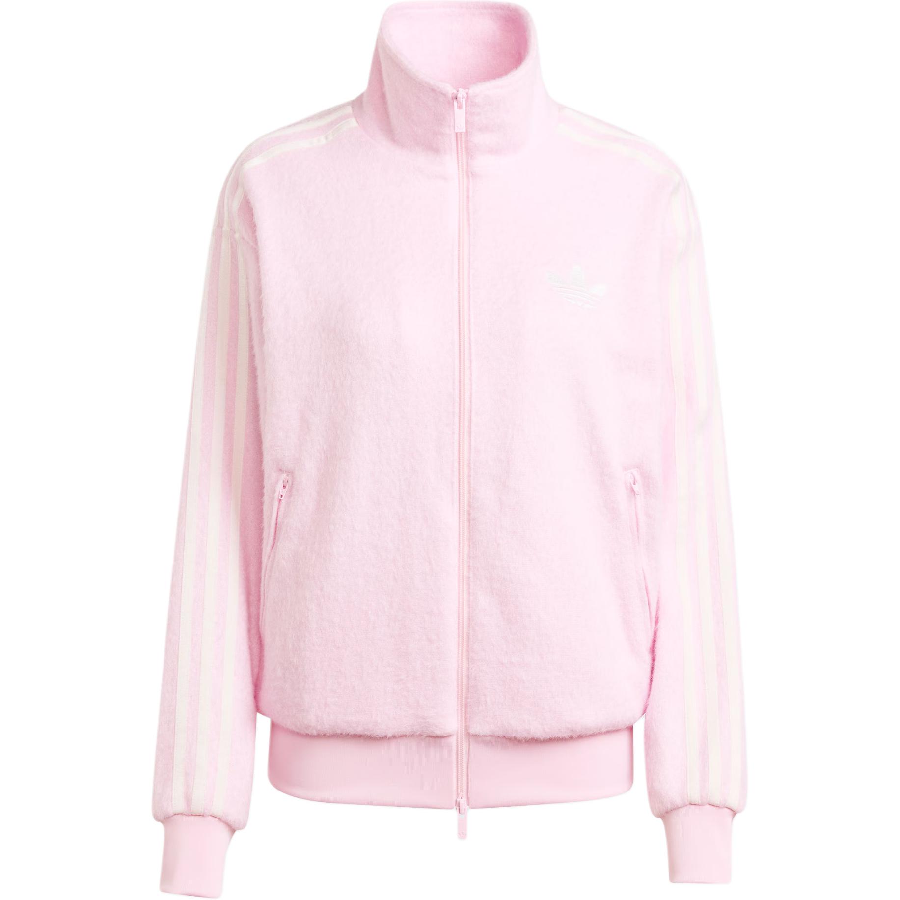 

Adidas Originals Firebird Мохерова Куртка Стійка Комір Вільний Крій На Блискавці Спортивна З Довгим Рукавом Жіночі Куртки KS7778 S